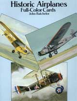 Historic Airplanes Full-Color Postcards: 24 Ready-to-Mail Paintings